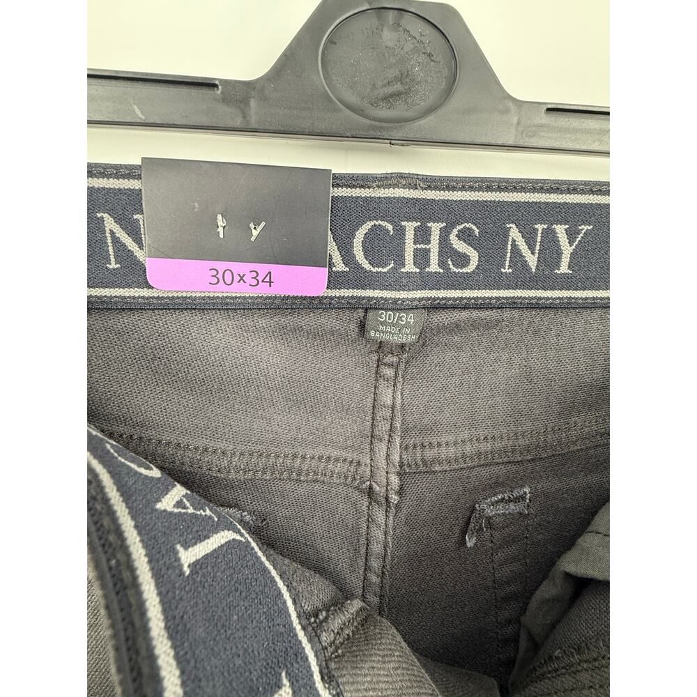 NEW Jachs New York Men’s 5-Pocket Stretch Twill Straight Gray 30/34 - Picture 8 of 12